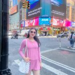 Richa Panai Instagram – At hustling bustling streets of Nyc!💕 Times Square, New York City