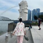 Richa Panai Instagram - Trip begins💕🫶🏻 #merlion #marinabaysands #gardensbythebay #singapore Singapore