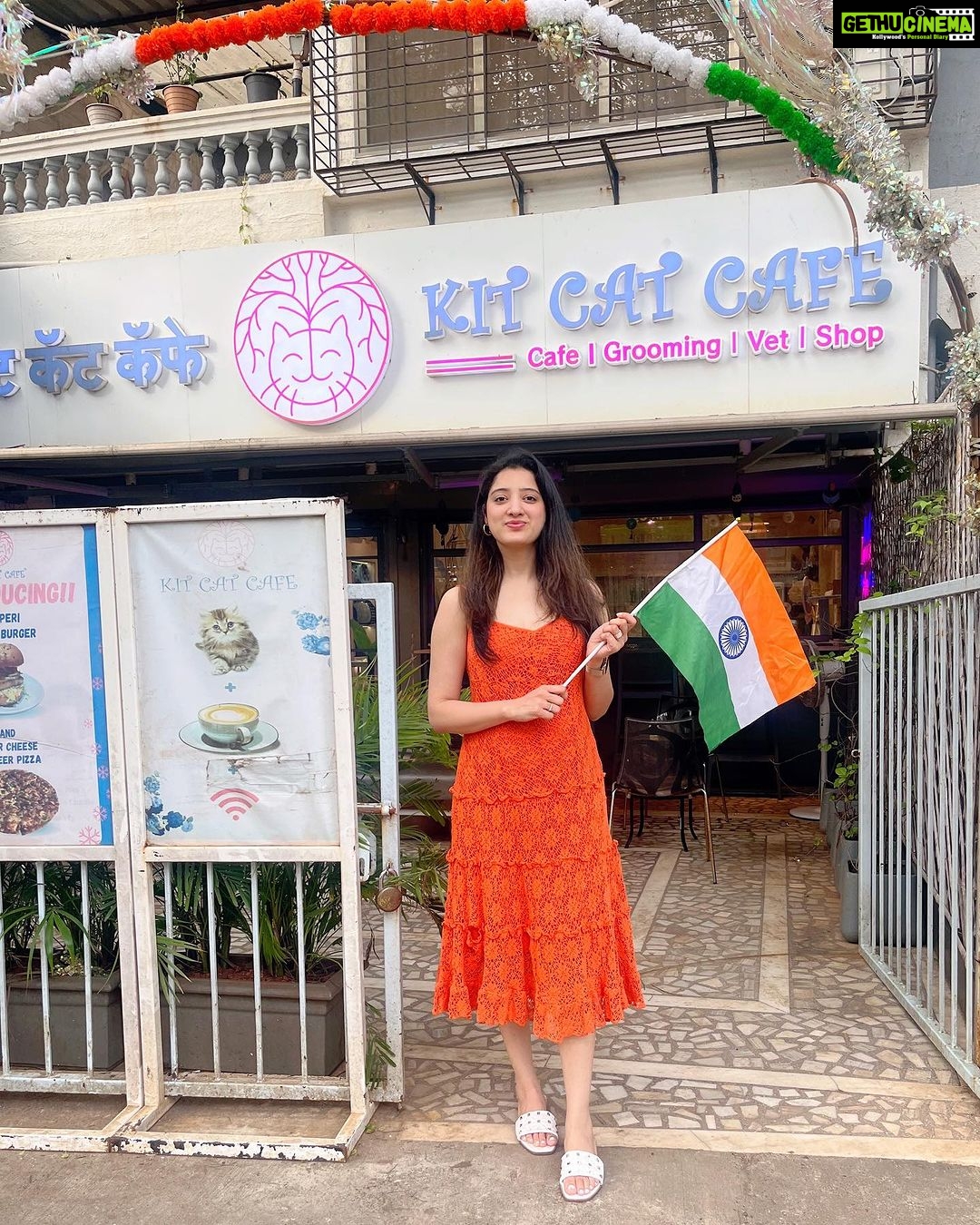 Richa Panai Instagram - Happy Independence Day!!🇮🇳 #jaihind #proudindian #happyindependenceday #15thaugust KIT CAT CAFE