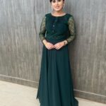 Rithika Tamil Selvi Instagram - In today’s kathanayagi show 💚 Outfit from @vkfashion2018 . . . . #rithika #tamil_rithika #vijaystars #vijaytelevision #vijaytvshow #kathanayagishow #rithikatamilselvi