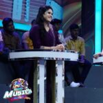 Rithika Tamil Selvi Instagram - After a long time…. In my favourite show #startmusic 😃 Outfit @instorefashions @orangeheadsproduction @dstudioproductions #rithika #vijaystars #vijaytelevision #startmusic #startmusicseason4 #startplayers #rithikatamilselvi #tamil_rithika #lovesing #favshow #trendingoninstagram #priyankadeshpande #kuraishi