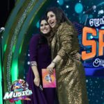 Rithika Tamil Selvi Instagram - After a long time…. In my favourite show #startmusic 😃 Outfit @instorefashions @orangeheadsproduction @dstudioproductions #rithika #vijaystars #vijaytelevision #startmusic #startmusicseason4 #startplayers #rithikatamilselvi #tamil_rithika #lovesing #favshow #trendingoninstagram #priyankadeshpande #kuraishi