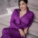 Ritika Singh Instagram - 💜💜💜 Outfit @lisdesigns.in Styling @styledbysmiji HMU @makeupwithshruthi Shot by @sbk_shuhaib Edit @ajmaltorres