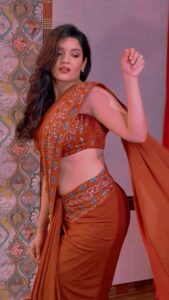 Ritika Singh Instagram - Saree spam 🙈