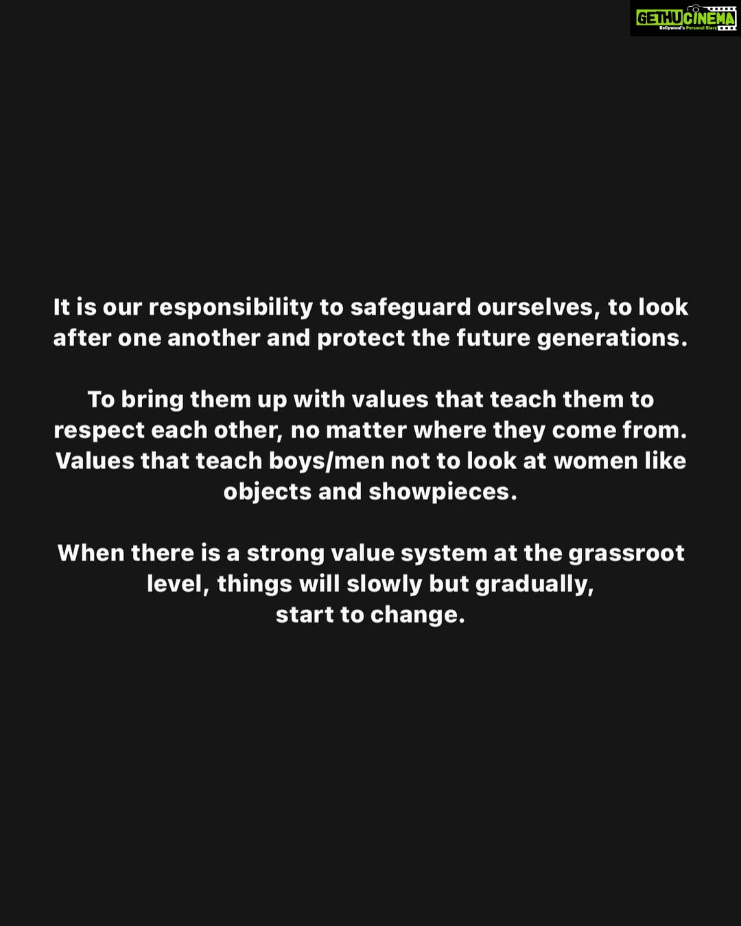 Ritika Singh Instagram - In light of recent events
