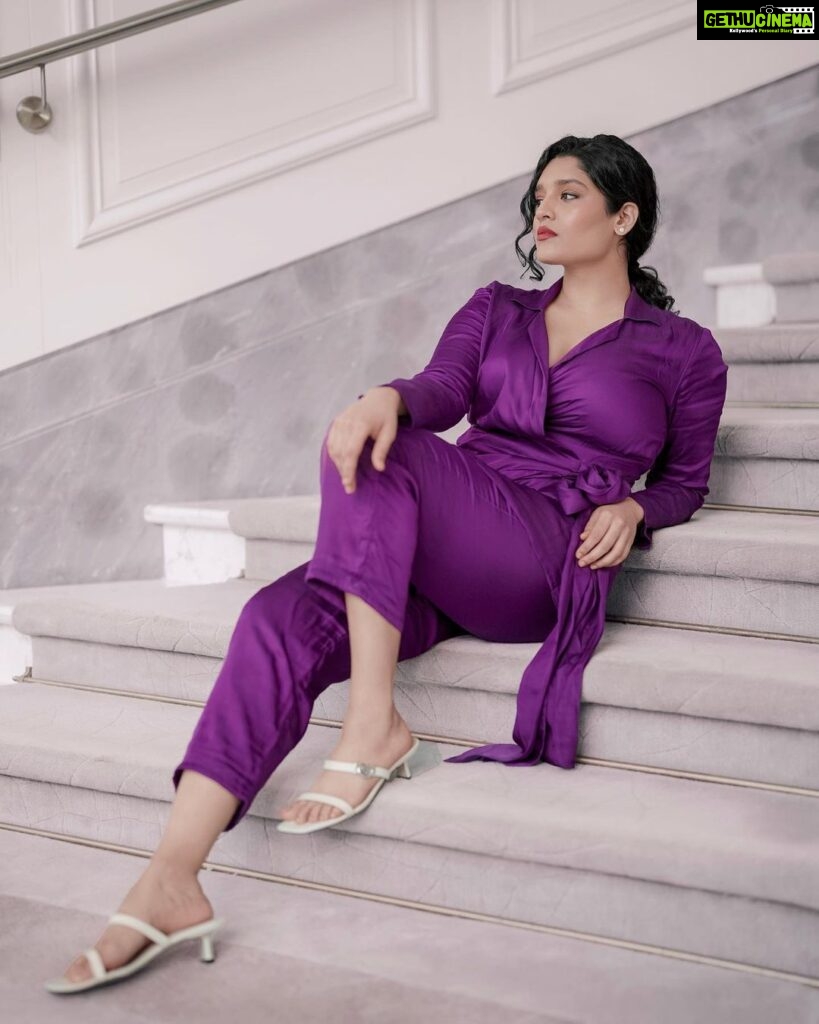 Ritika Singh Instagram - 💜💜💜 Outfit @lisdesigns.in Styling @styledbysmiji HMU @makeupwithshruthi Shot by @sbk_shuhaib Edit @ajmaltorres