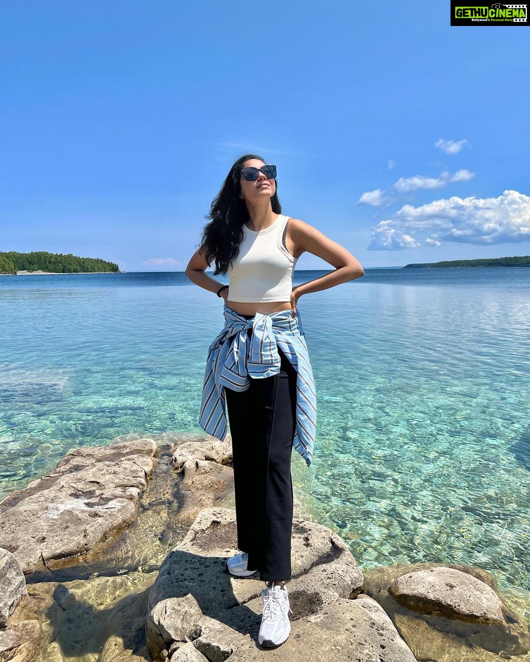 Ritu Varma Instagram - ‘‘Twas a fun day 🌳🌊🥾☀️ Bruce Peninsula National Park