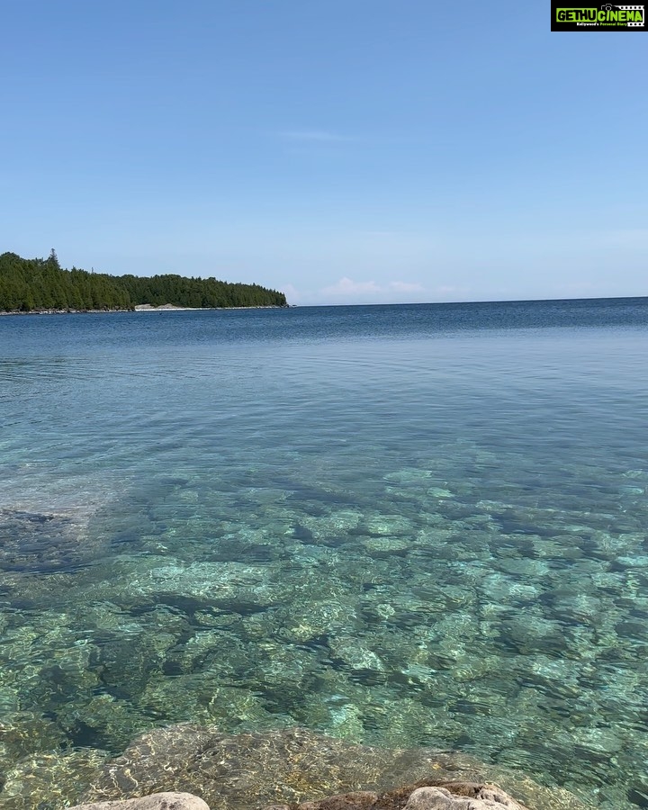 Ritu Varma Instagram - ‘‘Twas a fun day 🌳🌊🥾☀️ Bruce Peninsula National Park