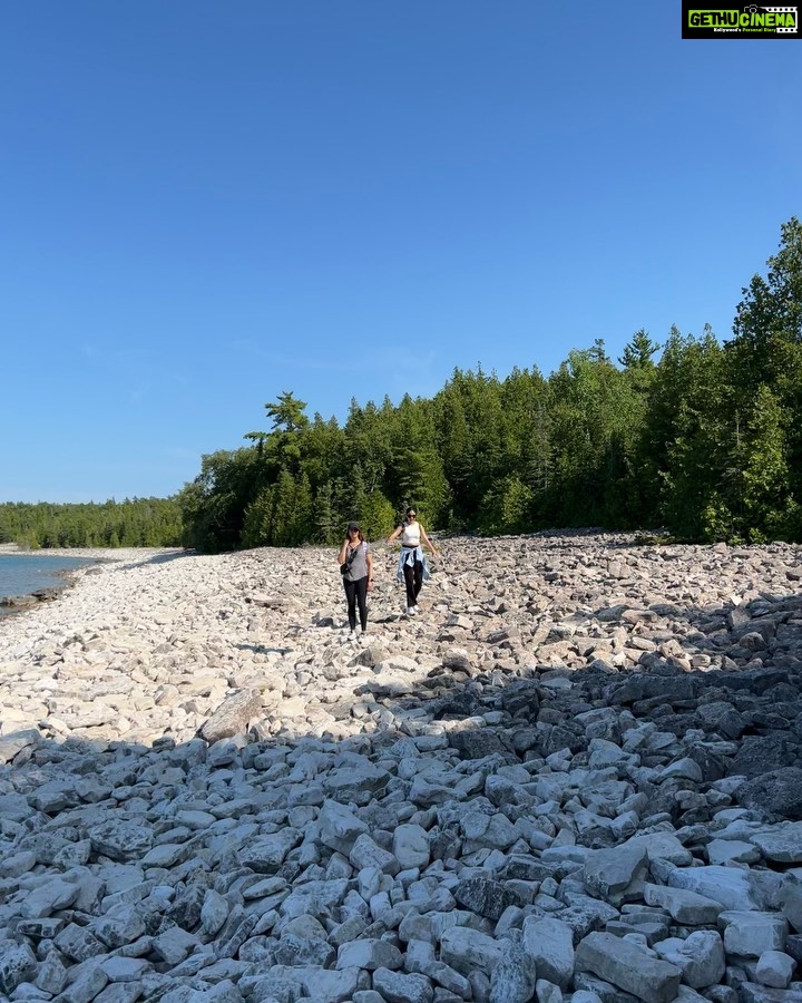 Ritu Varma Instagram - ‘‘Twas a fun day 🌳🌊🥾☀️ Bruce Peninsula National Park