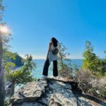 Ritu Varma Instagram – ‘‘Twas a fun day 🌳🌊🥾☀️ Bruce Peninsula National Park
