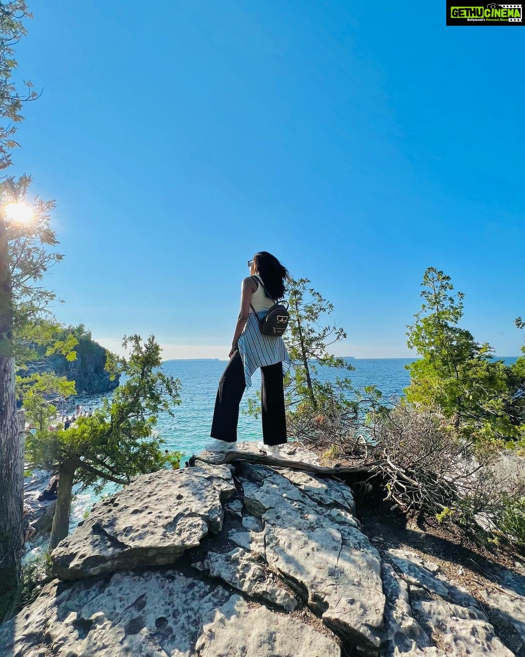 Ritu Varma Instagram - ‘‘Twas a fun day 🌳🌊🥾☀️ Bruce Peninsula National Park
