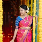 Riythvika Instagram - Makeup @manjus_elegance_makeover Photography @tk_clicks_photography jewellery @diya_bridal_groomers #festivalvibes❤️