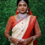 Riythvika Instagram - Makeup: @maha_s_makeover Hairstylist :@ranjitha_artistry Costume:@sirpiga_fashions Photography:@thinkmad_mano Jewellery:@jewelhub_chennai Flowers: @parvathisri1