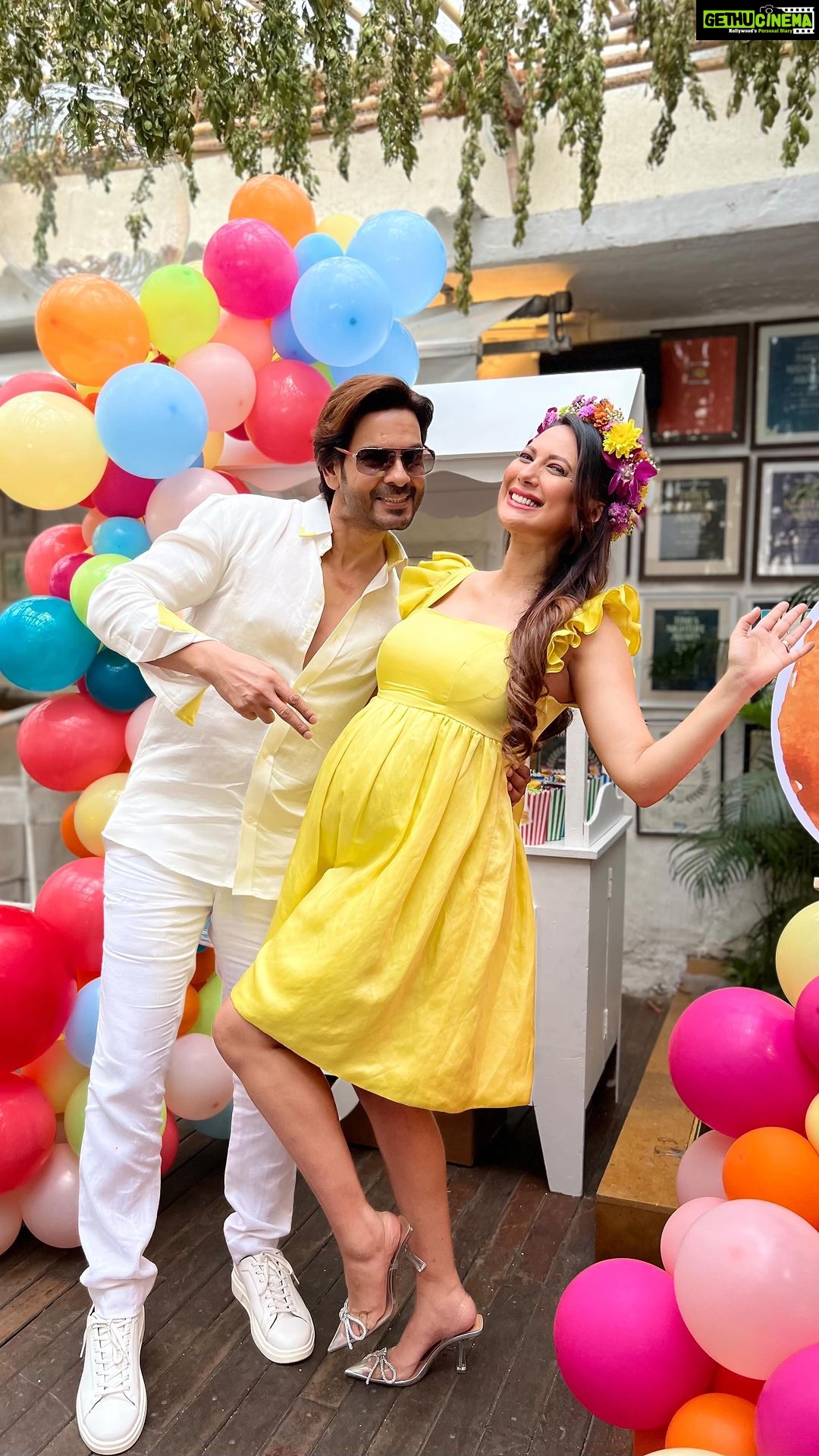 Rochelle Rao Instagram - Our Baby Shower was so much fun! A big thank you to everyone who made it possible.. 📍 @olivemumbai The most wonderful hosts with delicious food & amazing service, the true pioneers of hospitality in our city. ❤️ @babybless.in you really made our theme “About to Pop” come alive with your stunning decor. @dcakecreations What a beautiful & delicious cake, finger licking good. @anjkreations For our most apt & beautiful outfits, we just love you guys. @sharaddhamnaskar @salunkhevaishali for taking care of Rochelle and her HMU as always, you guys are family ❤️ 📸 @flamingo.productions @being_flamingo how could anyone else shoot our special day bro! 📸 also thanks to @shaileshh2227 for some amazing footage too! Special thanks to @paloma_rao @natasha.jeyasingh @kanikasindhi @lisabocarro @shwetapgoyal @anjookaranjia @hoshi_karanjia @adsingholive @kkeshav19 without whose incredible support this would not have been possible, thank you for always showering us with so much love 💝 Olive Bar & Kitchen - Bandra Pali Hill