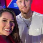 Rochelle Rao Instagram - Here’s some more of the work I’ve gotten to do while I’ve been pregnant! Got to have a really interesting chat with @stokesy at the start of the IPL this year. Although it was a disappointing run for him in the tournament this year, it was really encouraging to hear him talk about the importance of focusing on one’s mental health especially in the high pressure career of a sportsperson. I loved how this stunning jacket successfully hid my 4.5month baby bump and I’m so grateful to my team @sharaddhamnaskar @salunkhevaishali for helping me look and feel me best self for the day. @jokerandwitch accessories helped add that finishing touch and tie the whole look together.