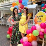Rochelle Rao Instagram - They’re about to POP!! 🎈Had a blast at the Kero Baby shower waiting to welcome my Sister @rochellerao’s little one! Masi love is a special kind of love! @keithsequeira you’re going to be a great dad! ❤️ Big shout out to the girl tribe @shwetapgoyal @natasha.jeyasingh and @lisabocarro! 💕