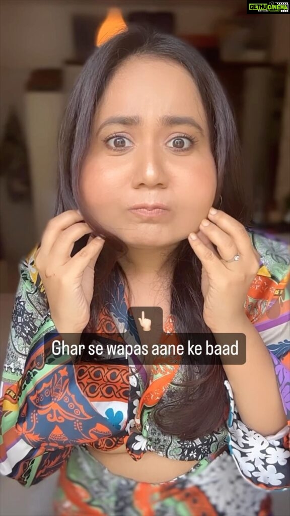 Roopal Tyagi Instagram - Ab Mumma ke haath ka khana kaise nahi khaun? Batao! 🥹 can you relate? 🥘 #gharkakhana #momsfood #irressistable #chubbygirl
