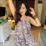 Roopal Tyagi Instagram - I ❤️ this co-ord set 🫶🏼 #ootd #indowestern #boho