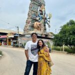 Roopal Tyagi Instagram - 📍 Maa Pratyangira Kalika Alayam Woh rakshak toh kahe ka darna 🙏🏼 🧿 #blessed #kalimaa #pratyangiradevi Hosur Tamilnadu