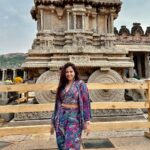 Roopal Tyagi Instagram - Hampi reminds us that everything is temporary. A once lavish, rich and vibrant culture, today stands still in time.. leaving behind ruins …albeit stunning! This place has a different vibe. You gotta visit to know ✨ #hampidiaries #indiatravelgram #karnataka #hampi #unescoworldheritage #vijayanagaraempire Hampi, Karnataka