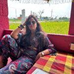 Roopal Tyagi Instagram - Best pose to make messy hair look alright 😂 try it! #roopaltravels #hampi #karnataka #messyhair #boho Hampi, Karnataka