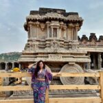 Roopal Tyagi Instagram - Hampi reminds us that everything is temporary. A once lavish, rich and vibrant culture, today stands still in time.. leaving behind ruins …albeit stunning! This place has a different vibe. You gotta visit to know ✨ #hampidiaries #indiatravelgram #karnataka #hampi #unescoworldheritage #vijayanagaraempire Hampi, Karnataka