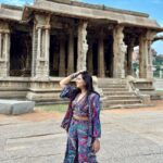 Roopal Tyagi Instagram - Hampi reminds us that everything is temporary. A once lavish, rich and vibrant culture, today stands still in time.. leaving behind ruins …albeit stunning! This place has a different vibe. You gotta visit to know ✨ #hampidiaries #indiatravelgram #karnataka #hampi #unescoworldheritage #vijayanagaraempire Hampi, Karnataka