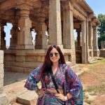 Roopal Tyagi Instagram - Hampi reminds us that everything is temporary. A once lavish, rich and vibrant culture, today stands still in time.. leaving behind ruins …albeit stunning! This place has a different vibe. You gotta visit to know ✨ #hampidiaries #indiatravelgram #karnataka #hampi #unescoworldheritage #vijayanagaraempire Hampi, Karnataka
