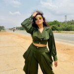 Roopal Tyagi Instagram - 🫒 😎 #iykyk #olivegreen #ootd #coordset