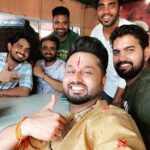 Roshan Prince Instagram - Video Team Behind Both the Bhajans #RamKiBaat & #Vrindavan Left to Right @team_guri_production @dop_rawhit @neerajkrathi @theroshanprince #VickyHair @sohi_saini