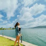 Roshmi Banik Instagram - Meet me where the sky touches the sea.🪻 . . . . . #weekend #nature #serenity #peace #glow #sunkissed #love #blessed #ootd #newpost #igers #roshmibanik