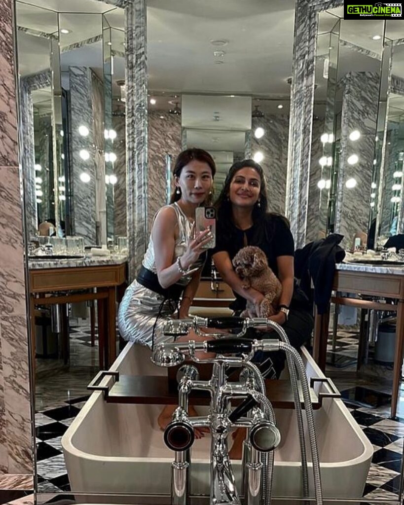 Rubina Bajwa Instagram - Tub Scenes Rosewood Hotel Hong Kong