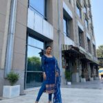 Rubina Bajwa Instagram - Wearing my beautiful friends design @aliwarofficial 💙 #buhebariyan releasing September 15th