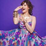 Rubina Dilaik Instagram - Prurple-liscious . . . Shot by @smileplease_25 Style by @stylingbyvictor @sohail__mughal___ Assisted by @styleby_antara Ring @ethnicandaz