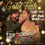 Rukmini Vasanth Instagram - Coming soooon! A beautiful song that we are so excited to share with you all 🐠✨ video releasing on 8th Feb at 9:45am on @aanandaaudio @goldenstar_ganesh @preetham__gubbi @rukmini_vasanth @reeshma_nanaiah #ArjunJanya @abhilash_kalathi @preethaj @dskcuts @krgstudios @krg_connects #SriVaareTalkies