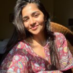Rukmini Vasanth Instagram - Sunny. Smiley. Swollen-eyed and Sleep-deprived 🥹