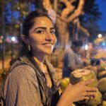 Rukmini Vasanth Instagram - a love story 🌴 swipe to see the greatest birthday wish I’ve ever got 😂😭 Ps. Feeling the need to clarify that it’s not my birthday today 🌚
