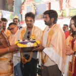 Rukmini Vasanth Instagram - So excited to finally be able to share the news of my next project 🥹💛 #MakkalSelvan @actorvijaysethupathi's next gets off to an auspicious start! Yes! the pooja of actor #VijaySethupathi's next film, produced by @7cspvtpte & directed by @aaru_dir , took place at a temple in #Ipoh in Malaysia this morning! @prabhakaranjustin is scoring music for this film! Here are pics of the event!! #VijaySethupathi51 #ProductionNo5 @rukmini_vasanth @iyogibabu @karanbrawat @rkukgu @raj_25b @avinashbs @deneskumar_ @kannan.official @proyuvraaj Kallumaalai temple