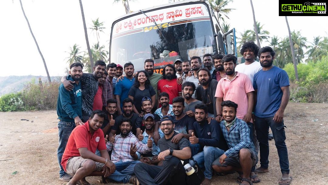 Rukmini Vasanth Instagram - I was speechless when we began the journey of #SSE because it was a dream-come-true and I didn’t know how to put my anticipation and joy into words. But I knew, even then, that the experience would be life changing. Today, on the other side of shoot, I am speechless again because I don’t know how to put my gratitude into words. All I can say is thank you, to everyone who has been involved in this film, and even that doesn’t seem like enough. We cannot wait for you all to see this labour of love 🌊✨ @hemanthrao11 @rakshitshetty @chaithra.j.achar @advaithaambara @charanraj27185 @ullashydur @paramvah_studios @gundu_1490 @bharadwaj.pranav @jp.tuminad @gopalkrishna_dhruv @sagarnaanu @sunil.s.bharadwaj 📸 @flyingretina