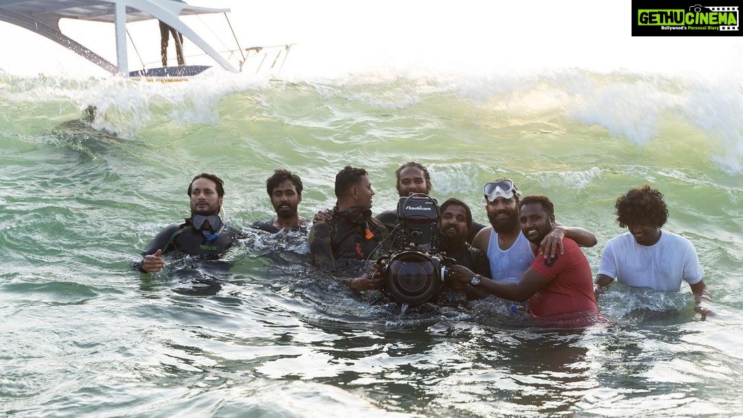 Rukmini Vasanth Instagram - I was speechless when we began the journey of #SSE because it was a dream-come-true and I didn’t know how to put my anticipation and joy into words. But I knew, even then, that the experience would be life changing. Today, on the other side of shoot, I am speechless again because I don’t know how to put my gratitude into words. All I can say is thank you, to everyone who has been involved in this film, and even that doesn’t seem like enough. We cannot wait for you all to see this labour of love 🌊✨ @hemanthrao11 @rakshitshetty @chaithra.j.achar @advaithaambara @charanraj27185 @ullashydur @paramvah_studios @gundu_1490 @bharadwaj.pranav @jp.tuminad @gopalkrishna_dhruv @sagarnaanu @sunil.s.bharadwaj 📸 @flyingretina