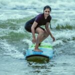 Rukmini Vasanth Instagram – Sometimes, the universe gifts you a role you need to prepare for. And that preparation is a privilege that I am always grateful for. 
Thank you to @preetham__gubbi sir for entrusting me with the responsibility of becoming Leela and thank you to the entire team of #Baanadariyalli for standing by and supporting me while I prepared for this role 🫶🏻🌈 
Thank you also to the good folk at @surfingindia. 
It was such a delight to start learning this beautiful sport 🌊 
Have you seen #Baanadariyalli yet? Find us in a theatre close to you 🏄🏻‍♀️