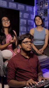 Rukmini Vasanth Instagram - Sapta Sagaradaache Ello fever is on !! 🔥🔥🔥
So happy to be collaborating with the most talented and the prettiest @rukmini_vasanth ❤️
.
.
Beautifully composed by @charanraj27185 and incredibly sung by @kapilkapilanmusic 🙏❤️

Music and production:- @jaijeevan
Bass :- @ganesh_prasad_13 
On vocals :- @suprabha_br and @rukmini_vasanth 

.
.
.
.
.
.
.
#sse #saptasagaradaacheello #rakshitshetty #rukminivasanth #thestaccatocafe #kannadacoversongs #kannadacovers #kannada #kannadamusic