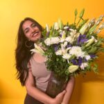 Rukmini Vasanth Instagram - The last 10 days have been filled with flowers and love. Thank you all so much. My heart (and every vase in my house) is full 🌹