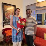 Rukmini Vasanth Instagram - The last 10 days have been filled with flowers and love. Thank you all so much. My heart (and every vase in my house) is full 🌹