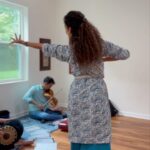 Rukmini Vijayakumar Instagram - Touring the USA from August - November with “Anubhava” for @aimforsevausa Performing with @ambisub and @rohanrhythm in Raleigh, Austin, Ft Lauderdale, Tampa, Atlanta, Knoxville, Dallas, Houston, Dayton, New York, Philadelphia, Hartford, Boston, Albany, Chicago, Washington, SW Florida, San Francisco, Seattle, Detroit, New Jersey, Pittsburgh, Orlando The jathi we are playing was composed by @shyam_rhythmgam Find us in a city near you! Details in the link in my bio or on www.aimforsevausa.org Video @vivianambrose Location courtesy @shankaraa.foundation #bharatanatyam #carnatic #indiandance #tour #dancers #collaboration #performancetour #aimforseva