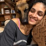 Rukmini Vijayakumar Instagram - Kong gets the zoomies everyday… especially if we are playing this game of chase …. He forgets to chase and starts running around the house by himself because he gets too happy 🤭 🤣 #kong #lovemydog #lifewithkong #dogmom #sundayfun #dog