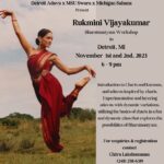 Rukmini Vijayakumar Instagram - Workshops coming up!! Registration links are also in my bio. Bay Area Choreography & Nritta exploration October 29th Time: 9:00 am - 11:30 am / 11:30 am -1:00 pm/ 2:00 pm - 6:00 pm anubhavaculturalexchange@gmail.com Vaishu Raj (972) 805-7056 Seattle Injury prevention and alignment ( all levels) Charis & Adavus (Int-adv dancers) Oct 30th & 31st Time: 5:00 - 6:00 pm & 6:30 - 9:30 pm piyali.dance@gmail.com/ chavik@pratidhwani.org Detroit Charis & Adavus ( all levels) Nov 1st & 2nd Time: 6 pm chitrami12@gmail.com | 248-238-6519 @dance.with.chitra | @detroitadavu #adavu #bharatanatyam #indiandance #classicaldancer #danceeducation #raadhakalpa #theraadhakalpamethod