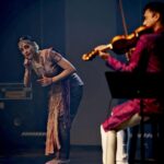 Rukmini Vijayakumar Instagram - ANUBHAVA , in #chicago with @ambisub & @rohanrhythm @aimforsevausa Photos @transcendphotography Taking a two week break at home and going back for the last set of shows. It’s been a gruelling tour, but such a learning experience for me on so many levels. I’m so lucky to have my art… And so happy to be home for two weeks!! Time for #family #kong & #training @somyarout2806 and dancing with my @raadhakalpa girls Also have one very big show of “The Goddess” coming up next week in chennai!! (All details in my bio) #dancer #dancerlife