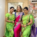 Rupali Bhosale Instagram - WE ARE NOT A TEAM BECAUSE WE WORK TOGETHER. WE ARE A TEAM BECAUSE WE RESPECT, TRUST & CARE FOR EACH OTHER. ~ RuMi ~ Special thanks to @suchitrasawant16 for her efforts and for this beautiful outfit and jewellery Dance choreographed by @santosh_bhangre_official @janaki2702 Outfit & jewellery by @suchitrasawant16 Makeup @mhatresameer60 Hair by @ruksar__99 Managed by @its_ashwini_shendge @creativesparkcelebrity Thank you TEAM for your hard work and dedication ❤️ . . . . . #LifeIsBeautiful #Rumi #FeelLife #InstaGood #PositiveVibes #InstaPic #Thursday #ThursdayVibes #RupaliBhosle #RockingRupali #RupaliWinningHearts #KeepLoving #Sanjana #StarPravah #AaiKutheKayKarte 🧿