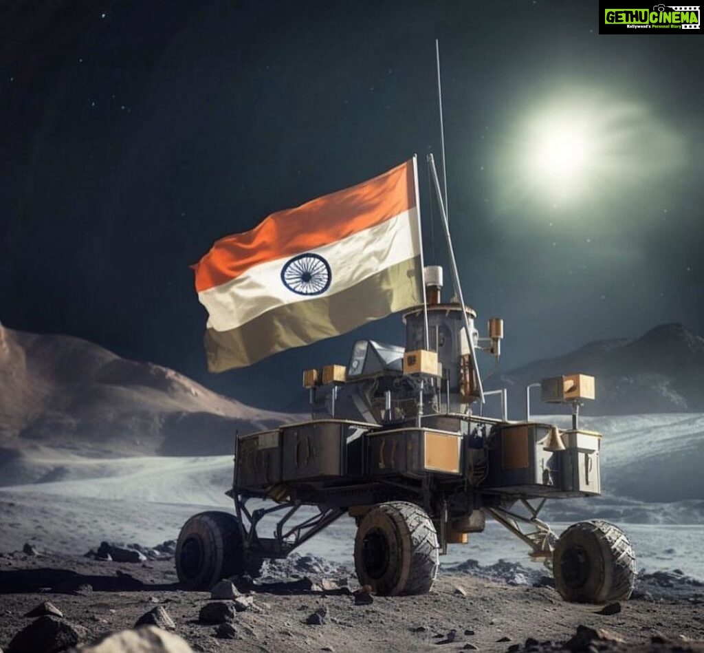 Rupali Bhosale Instagram - 🇮🇳 BHARAT MATA KI JAI 🇮🇳 Chandrayaan-3 successfully landed on moon Congratulations to all the scientists and engineers…the whole team which has made India so proud. 🇮🇳 Image source @isroindiaofficial #ProudIndian #Isro #Chandrayan3